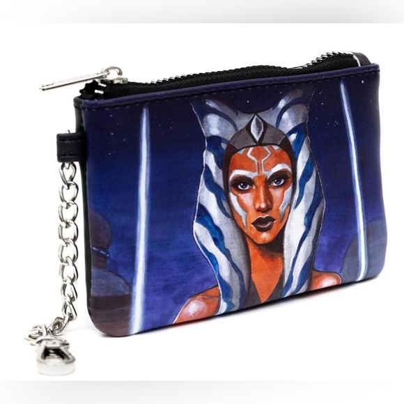 NWT Buckle-Down Star Wars Ahsoka Tano icon black purse - Picture 3 of 8